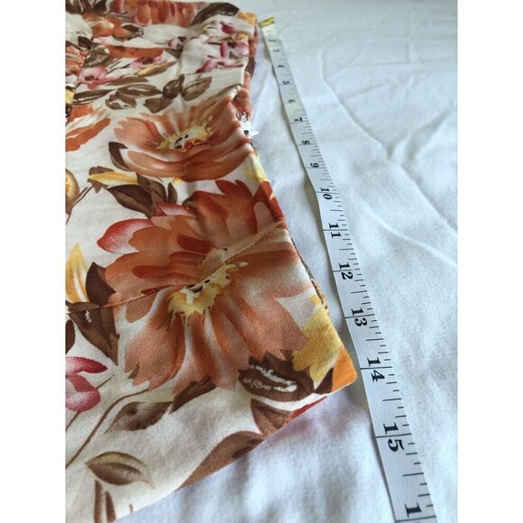 Petal & Pup Elena Floral High Low Midi Skirt 10 Orange Boho Chic Summer Party - Picture 7 of 9